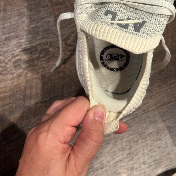 APL TechLoom Wave Sneaker in Pristine, Heather Grey & Ombre - Picture 9 of 13